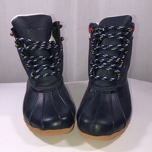 Waterproof Duck Boots for Women 8Fans Insulated Winter and Rain Boots Size 8